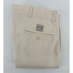 Vintage Polo Ralph Lauren Shorts Mens 36 Khaki Chino Double Pleated Front Preppy